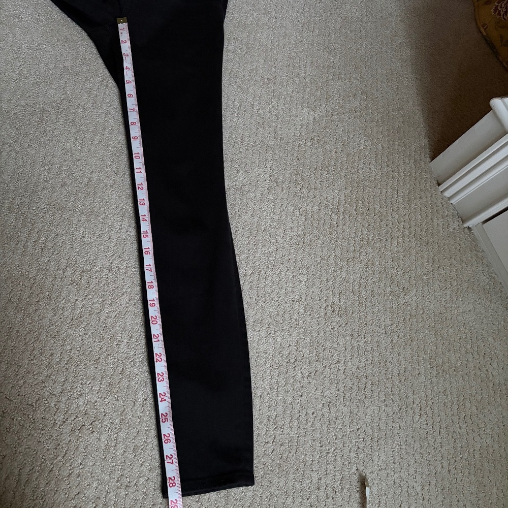 Madewell 9" Mid-Rise skinny jeans 26 black - Picture 11 of 12